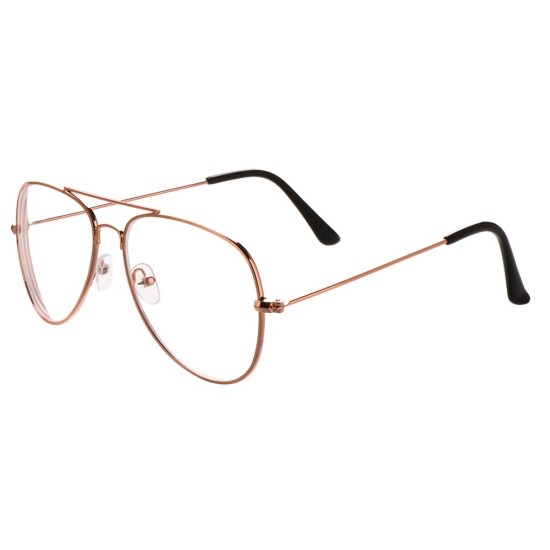 Classic Eyeglasses Silver Round Glasses for Men