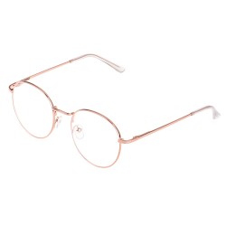 Classic Eyeglasses Golden Round Glasses for Men
