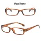 Classic Eyeglasses Bright Black Frame Glasses for Men